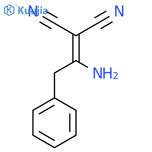 2-(1-Amino-2-phenyl-ethylidene)-malononitrile structure