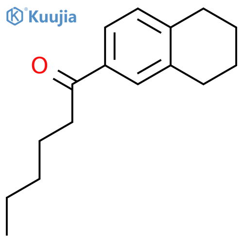 1-(5,6,7,8-Tetrahydronaphthalen-2-YL)hexan-1-one structure
