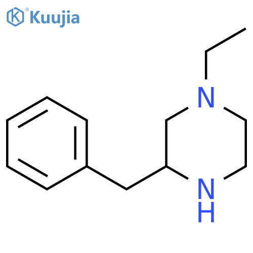3-Benzyl-1-ethylpiperazine structure