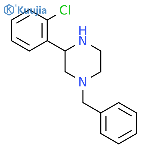 1-Benzyl-3-(2-chlorophenyl)piperazine structure