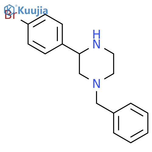 1-Benzyl-3-(4-bromophenyl)piperazine structure