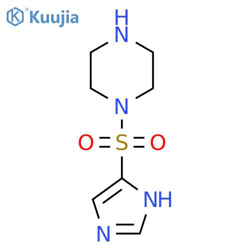 1-(1H-imidazole-4-sulfonyl)piperazine structure