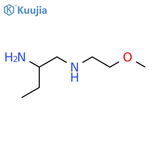 (2-Aminobutyl)(2-methoxyethyl)amine structure