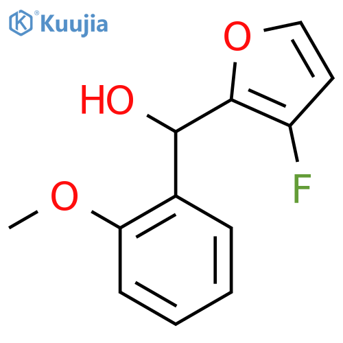 (3-Fluorofuran-2-yl)(2-methoxyphenyl)methanol structure