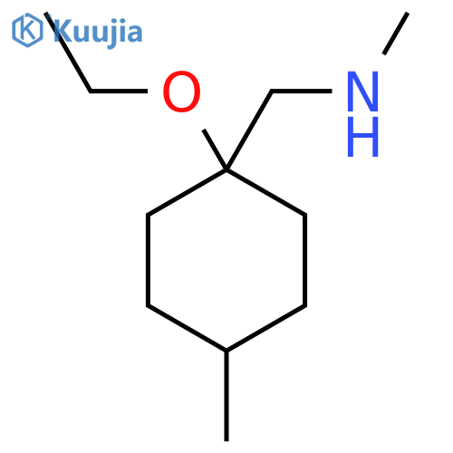 (1-ethoxy-4-methylcyclohexyl)methyl(methyl)amine structure