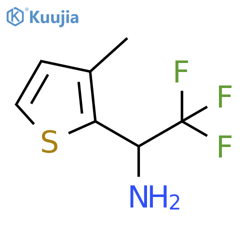 2,2,2-trifluoro-1-(3-methylthiophen-2-yl)ethan-1-amine structure