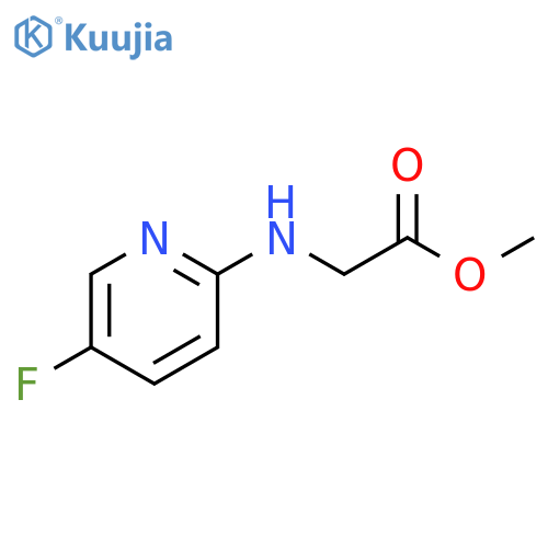 Glycine, N-(5-fluoro-2-pyridinyl)-, methyl ester structure