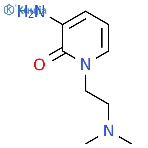 3-amino-1-[2-(dimethylamino)ethyl]pyridin-2-one structure