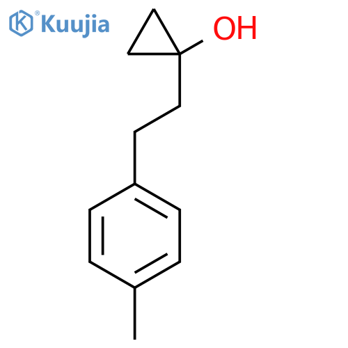 1-2-(4-methylphenyl)ethylcyclopropan-1-ol structure