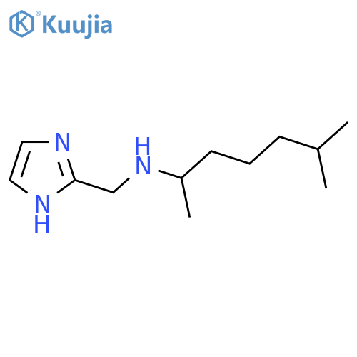 (1H-imidazol-2-yl)methyl(6-methylheptan-2-yl)amine structure