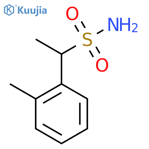 1-(2-Methylphenyl)ethane-1-sulfonamide structure