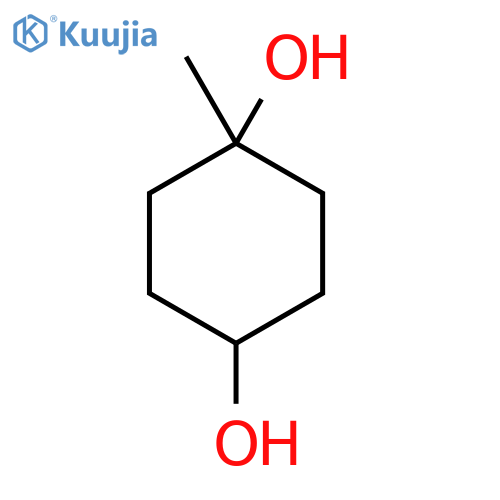 cis-1-methylcyclohexane-1,4-diol structure