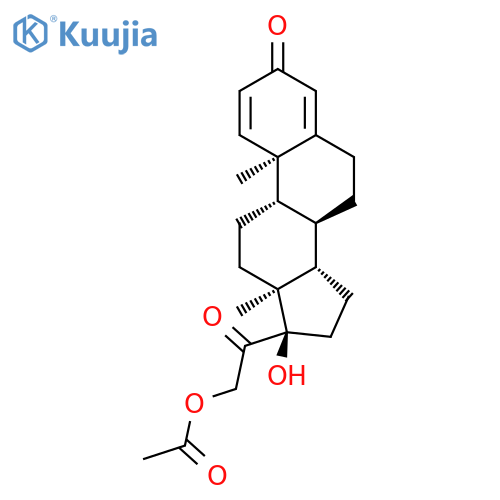 11-Deoxyprednisone Acetate structure