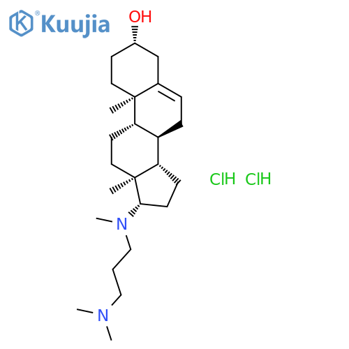 Androst-5-en-3-ol,17-[[3-(dimethylamino)propyl]methylamino]-, hydrochloride (1:2), (3b,17b)- structure
