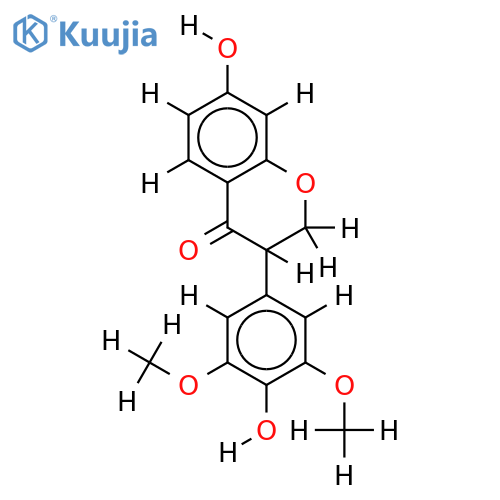 3',5'-Di-Me ether-3',4',5',7-Tetrahydroxyisoflavanone structure