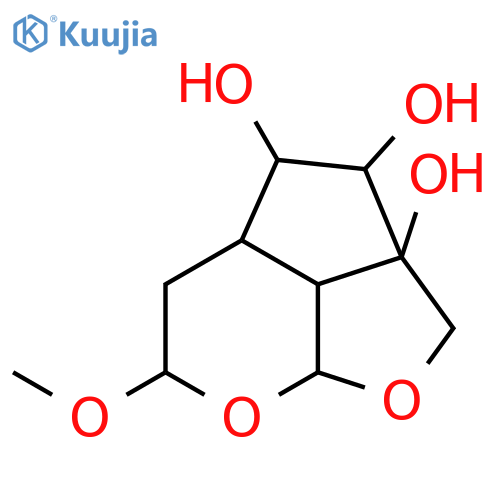 2H-1,7-Dioxacyclopent[cd]indene-2a,3,4(3H)-triol,hexahydro-6-methoxy-, (2aS,3R,4S,4aR,6S,7aS,7bS)- (9CI) structure