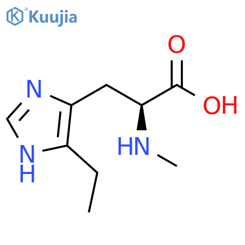2-amino-3-(2-ethyl-1H-imidazol-1-yl)-2-methylpropanoic acid structure
