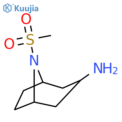 8-methylsulfonyl-8-azabicyclo[3.2.1]octan-3-amine structure