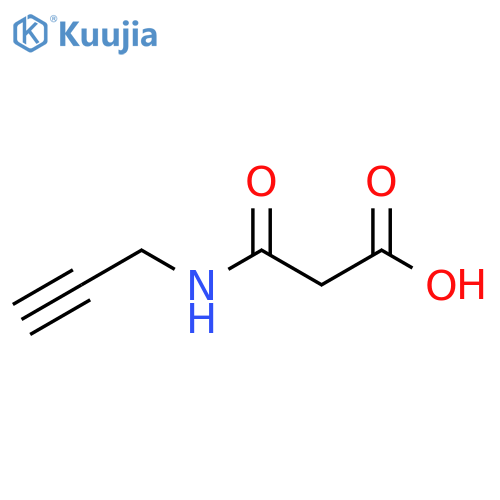 2-(prop-2-yn-1-yl)carbamoylacetic acid structure