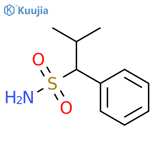 2-methyl-1-phenylpropane-1-sulfonamide structure