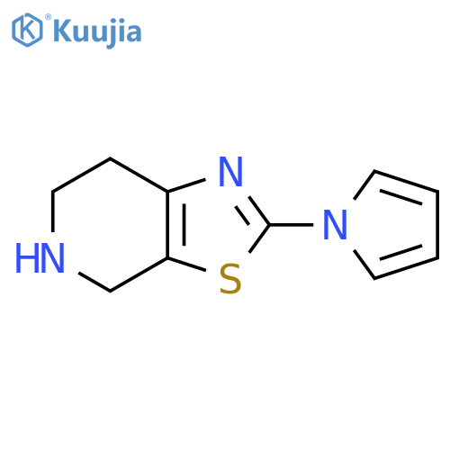 2-(1H-pyrrol-1-yl)-4,5,6,7-tetrahydro[1,3]thiazolo[5,4-c]pyridine structure