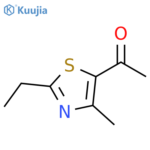 1-(2-ethyl-4-methyl-1,3-thiazol-5-yl)ethan-1-one structure