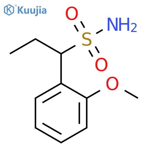 α-Ethyl-2-methoxybenzenemethanesulfonamide structure