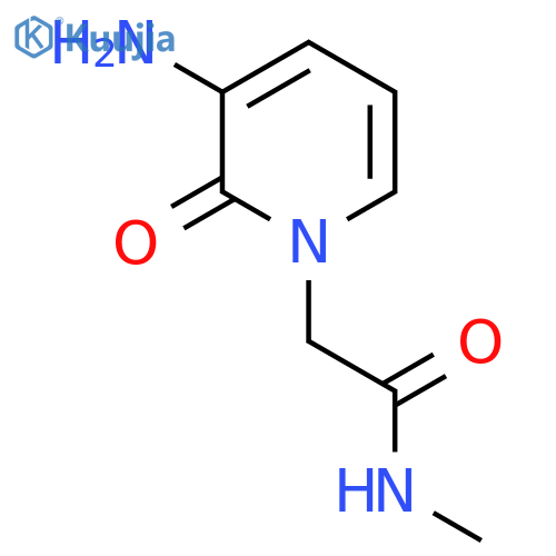 2-(3-Amino-2-oxo-1,2-dihydropyridin-1-yl)-n-methylacetamide structure