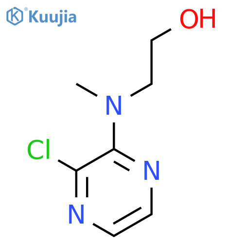 2-[(3-Chloropyrazin-2-yl)(methyl)amino]ethan-1-ol structure