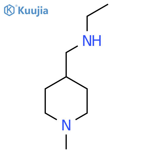 Ethyl-(1-methyl-piperidin-4-ylmethyl)-amine structure