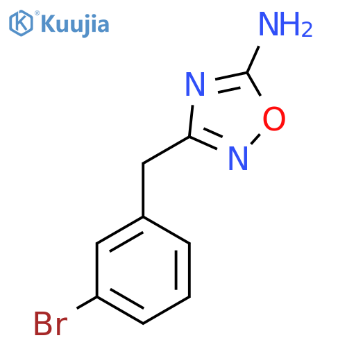 3-(3-Bromobenzyl)-1,2,4-oxadiazol-5-amine structure