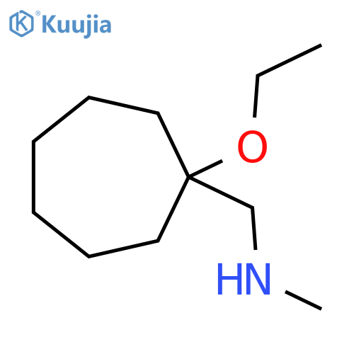 (1-ethoxycycloheptyl)methyl(methyl)amine structure