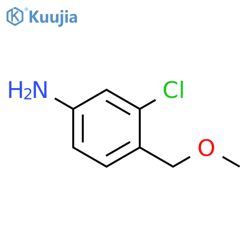 3-chloro-4-(methoxymethyl)aniline structure