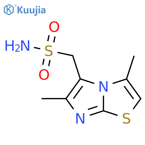 {3,6-Dimethylimidazo[2,1-b][1,3]thiazol-5-yl}methanesulfonamide structure