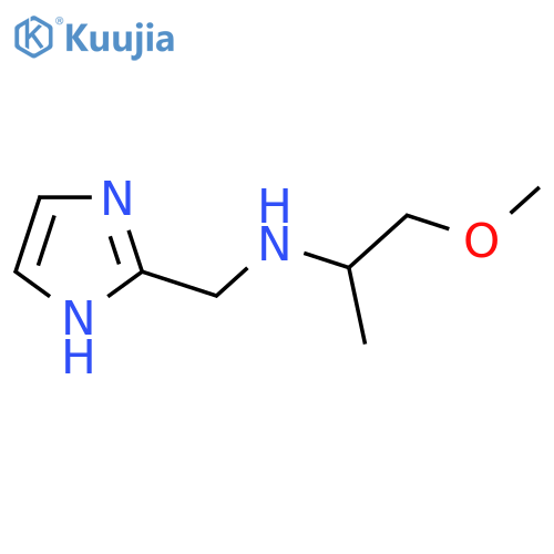 (1H-imidazol-2-yl)methyl(1-methoxypropan-2-yl)amine structure
