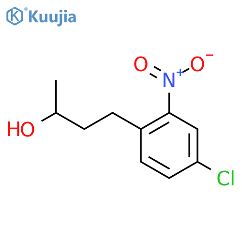 4-(4-chloro-2-nitrophenyl)butan-2-ol structure