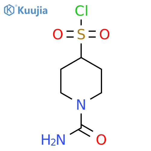 1-Carbamoylpiperidine-4-sulfonyl chloride structure