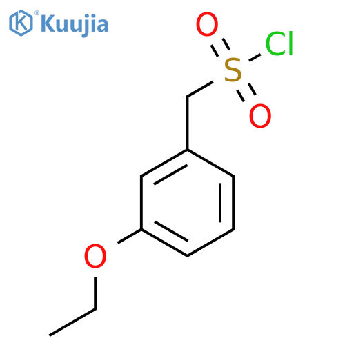 (3-Ethoxyphenyl)methanesulfonyl chloride structure