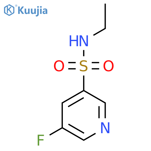 N-ethyl-5-fluoropyridine-3-sulfonamide structure