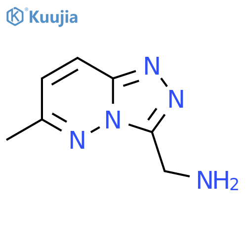 1-{6-methyl-[1,2,4]triazolo[4,3-b]pyridazin-3-yl}methanamine structure