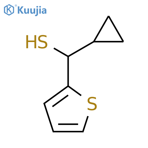 Cyclopropyl(thiophen-2-yl)methanethiol structure