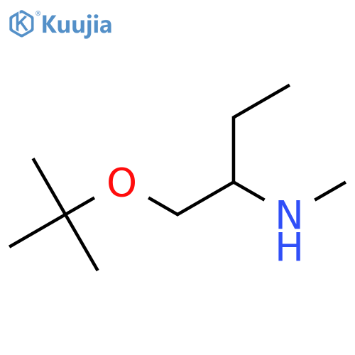 [1-(Tert-butoxy)butan-2-yl](methyl)amine structure