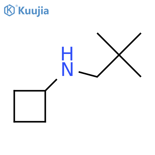N-(2,2-Dimethylpropyl)cyclobutanamine structure