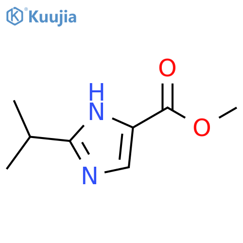 methyl 2-(propan-2-yl)-1H-imidazole-4-carboxylate structure