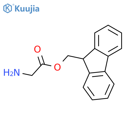 (9H-fluoren-9-yl)methyl 2-aminoacetate structure