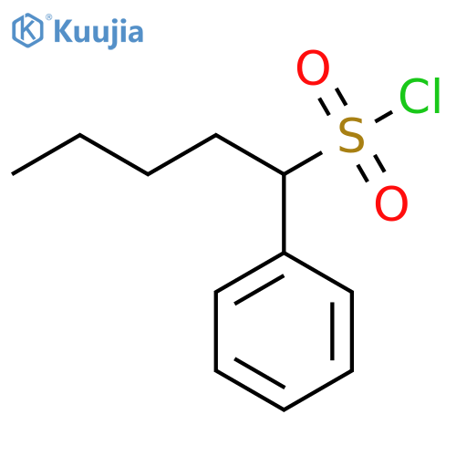 Benzenemethanesulfonyl chloride, α-butyl- structure