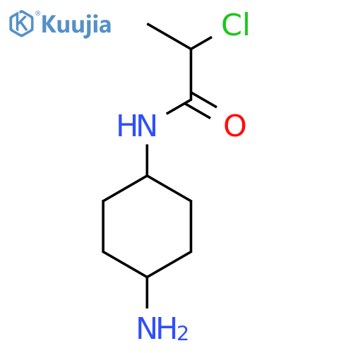 N-(4-aminocyclohexyl)-2-chloropropanamide structure