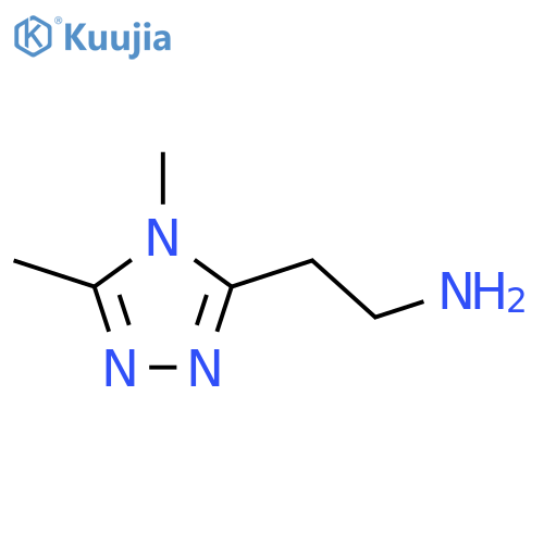 2-(dimethyl-4H-1,2,4-triazol-3-yl)ethan-1-amine structure