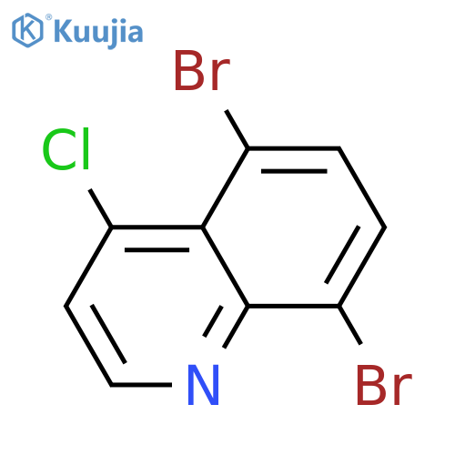 5,8-Dibromo-4-chloroquinoline structure