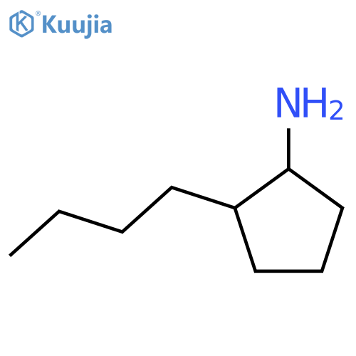 2-Butylcyclopentan-1-amine structure